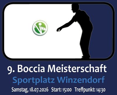 SVWM Sportler Kirtag: 9. Winzendorfer Boccia Meisterschaft