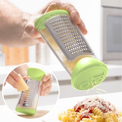 Grattugino con dispenser 3 in 1 Grattugino con dispenser 3 in 1
