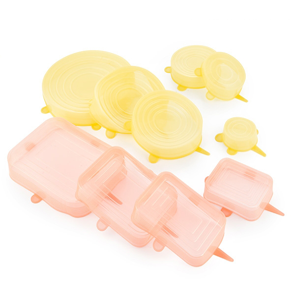 Stoprice - Set 10 coperchi in silicone estensibili e