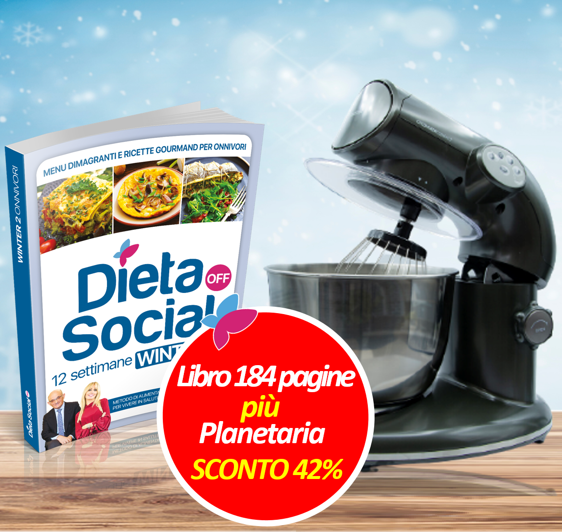 Dieta Social OFF Winter 2 (INVERNO) per ONNIVORI + Planetaria Titanium