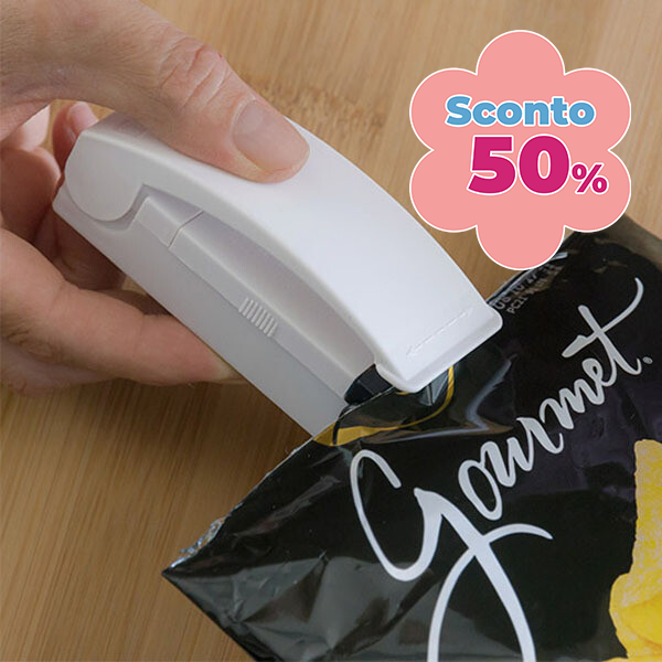 Pinza sigilla sacchetti con calamita SCONTO 50%