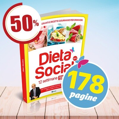 Dieta Social OFF Summer (ESTATE) per ONNIVORI (con 3 mesi di menu e ricette) SCONTO50