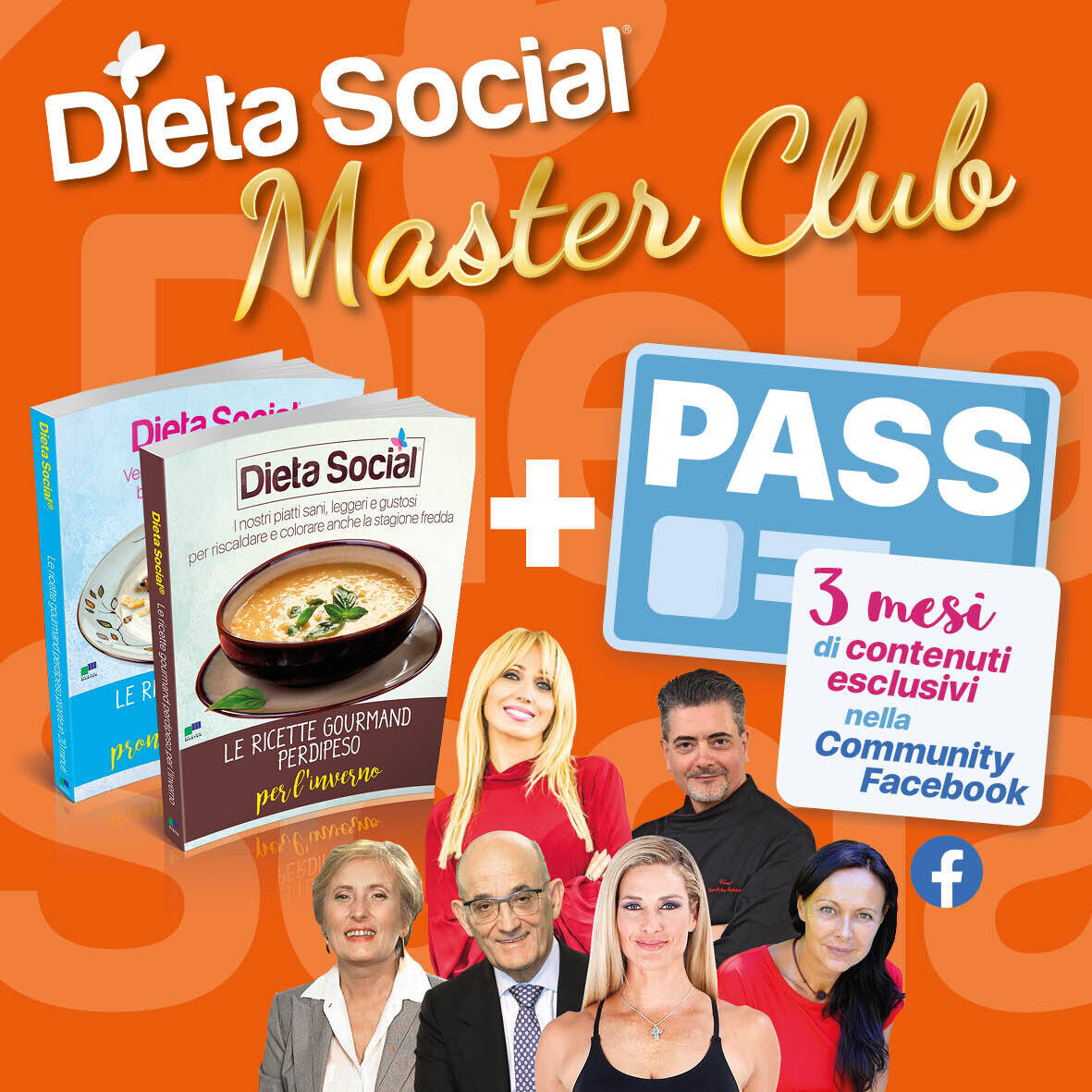 2 Ricettari gourmand + PASS 3 mesi Dieta Social Master Club