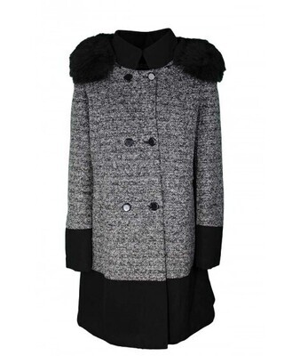 Cappotto con pelliccia e cappuccio Camelia Cappotto con pelliccia e cappuccio Camelia