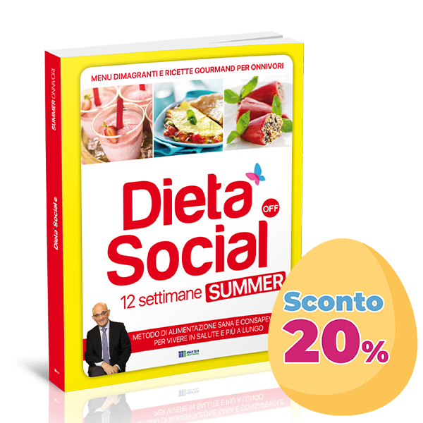 Dieta Social OFF Summer (ESTATE) per ONNIVORI (con 3 mesi di menu e ricette) SCONTO 20%