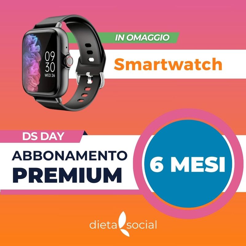 Abbonamento 6 mesi + Smartwatch in omaggio Abbonamento 6 mesi + Smartwatch in omaggio