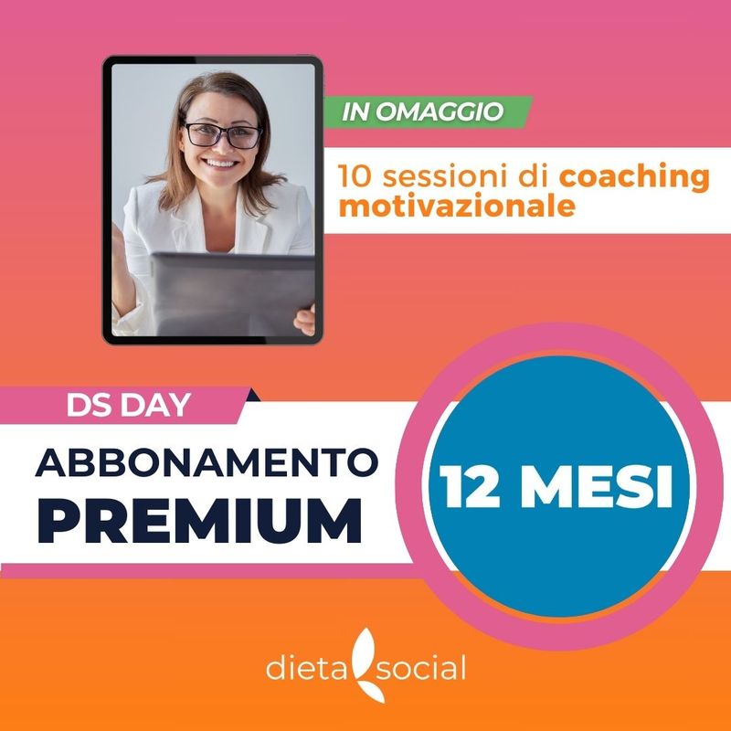 Abbonamento 12 mesi + 10 sessioni di coaching motivazionale Abbonamento 12 mesi + 10 sessioni di coaching motivazionale