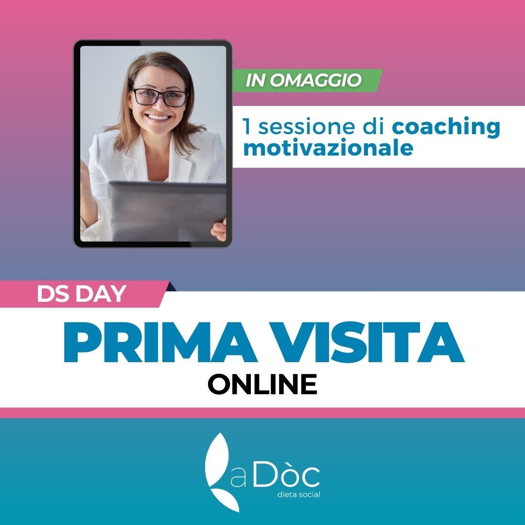Prima visita online + 1 sessione di Coaching motivazionale in omaggio
