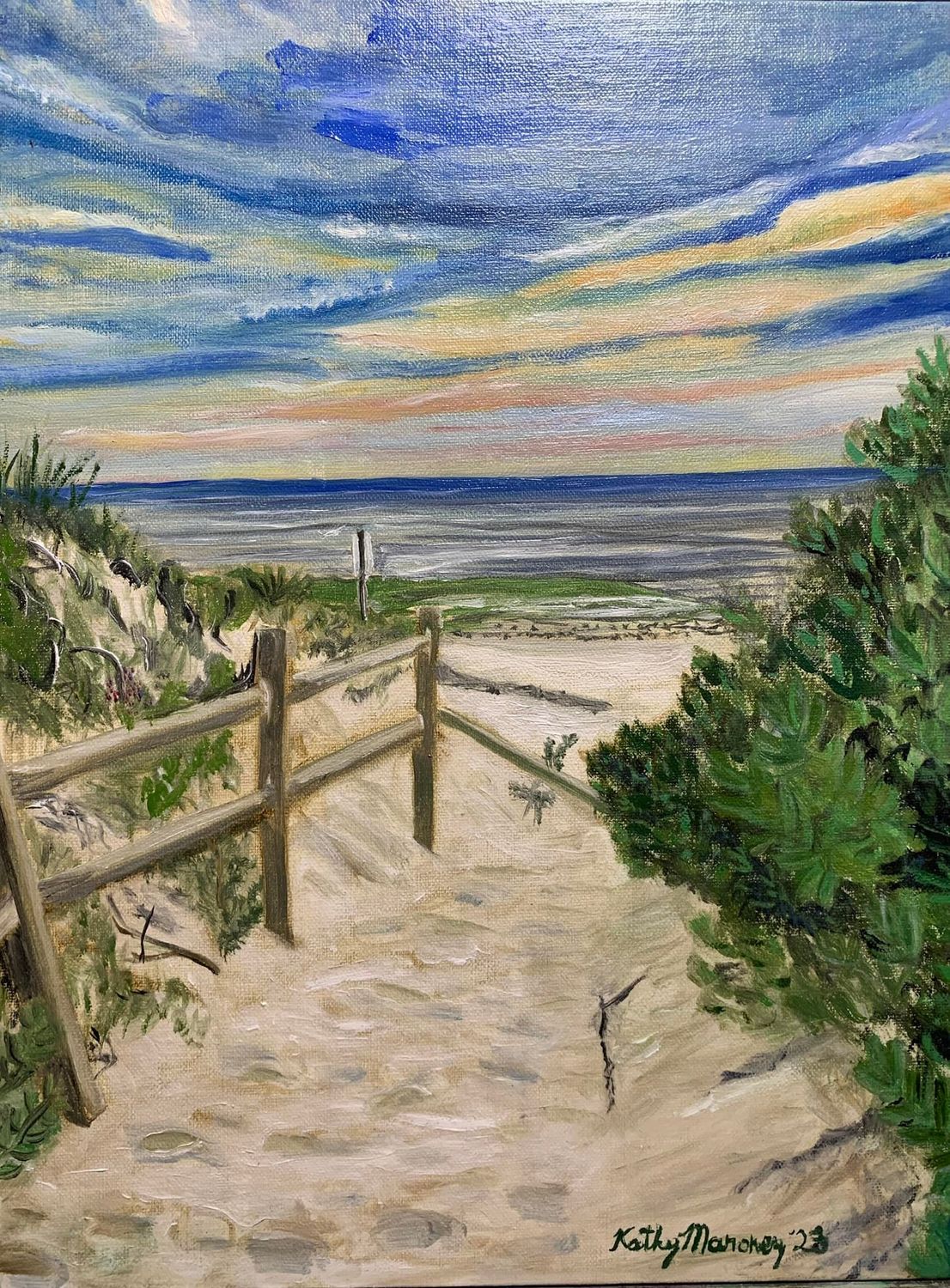 PRINT: Walking Through A Beach Access