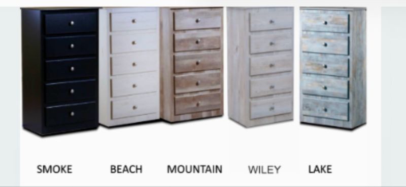 New Shipment Of Five Drawer Chest!