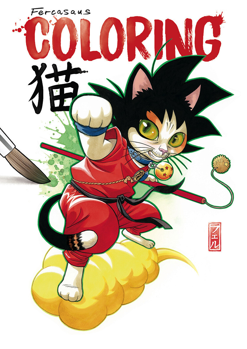 libro 01 - COLORING CATS (libro de &quot;pinta y colorea&quot;)