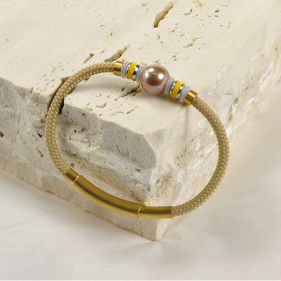 Apyrankė BEIGE NEPTUNE BROWN, 12mm