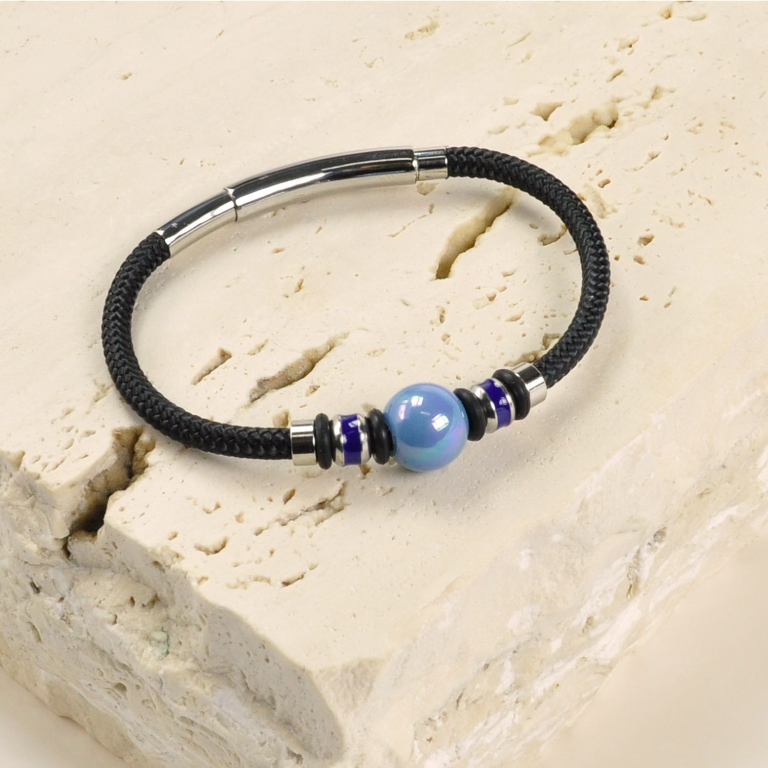 Apyrankė BLACK NEPTUNE BLUE, 12mm