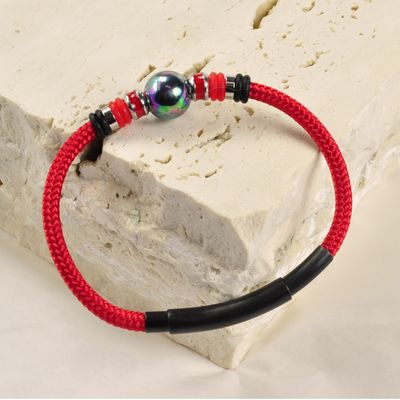 Apyrankė RED NEPTUNE BLACK, 12mm