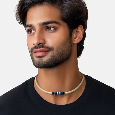 Vėrinys BEIGE NEPTUNE BLACK, 14mm