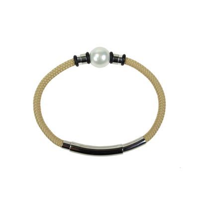 Apyrankė BEIGE NEPTUNE WHITE, 12mm