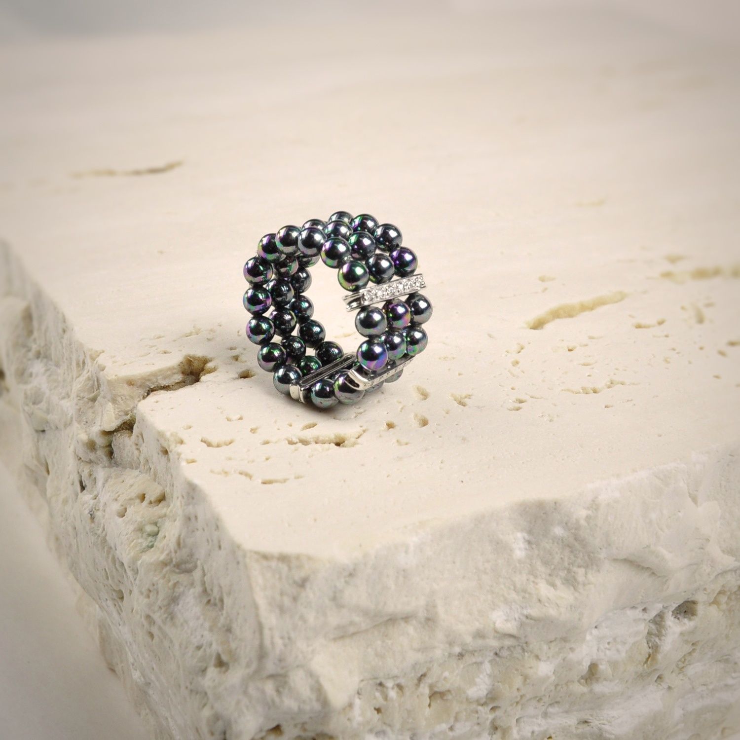 Žiedas BLACK TIFFANY