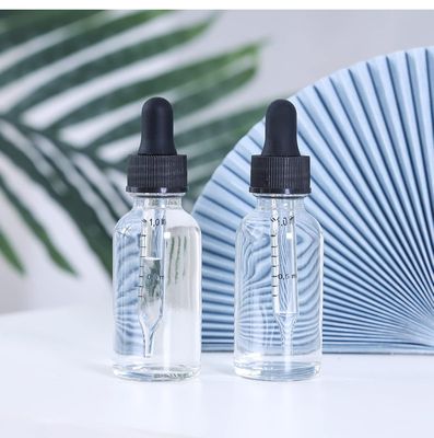 Clear Glass Dropper Bottle