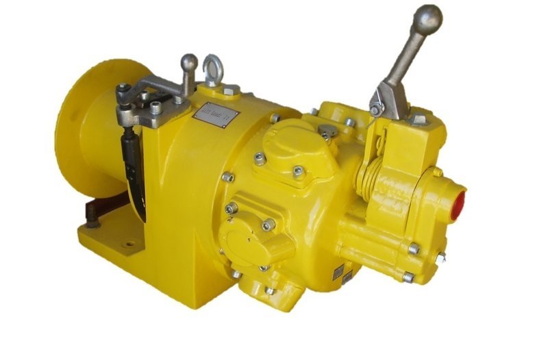 1 tonne Air Winch with manual hand brake