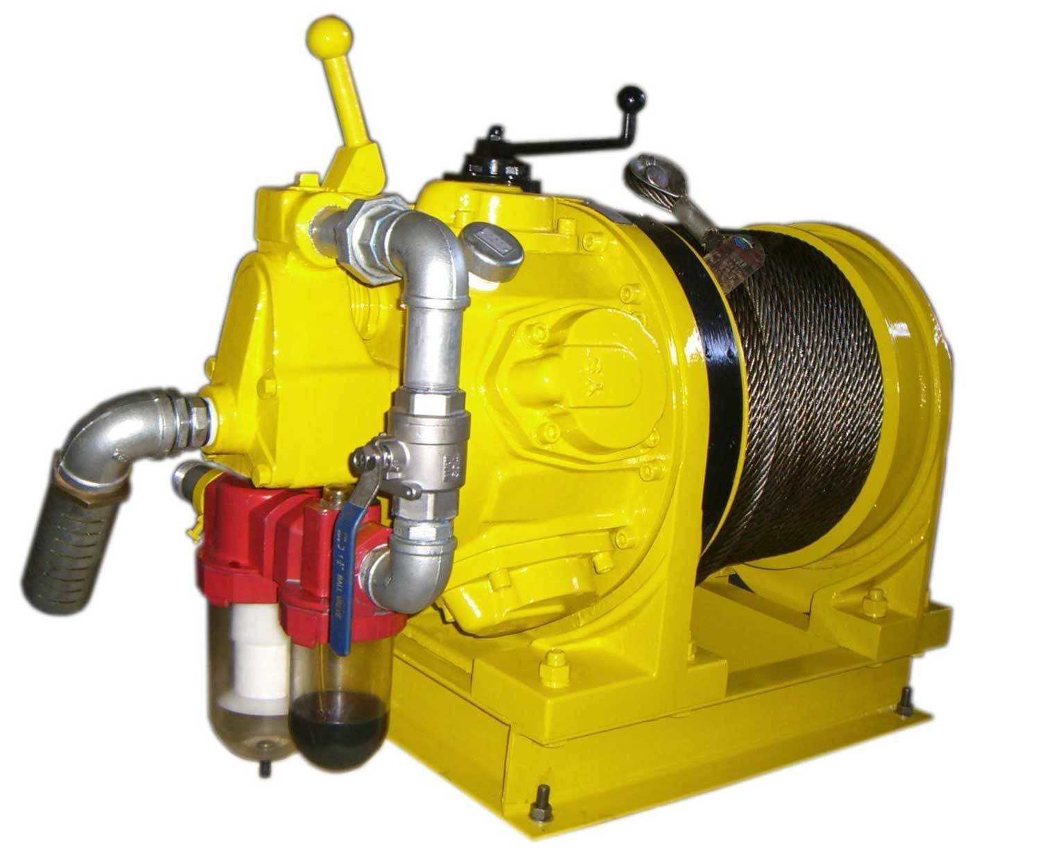 2 tonne Air Winch with manual hand brake