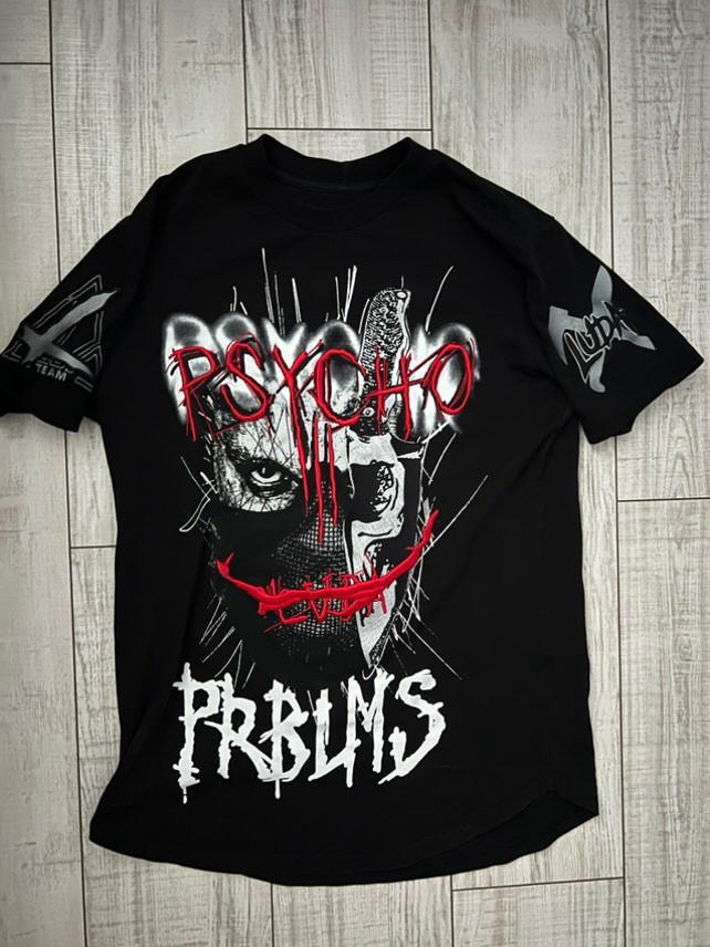 T-shirt Psycho 3 Black Luda