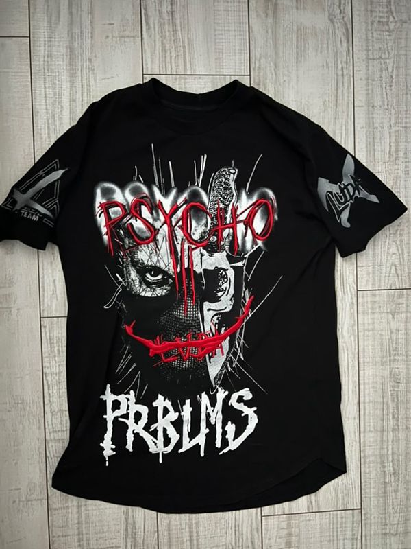 T-shirt Psycho 3 Black Luda