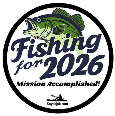 Fishing For 2026 Decals "Mission Accomplished"