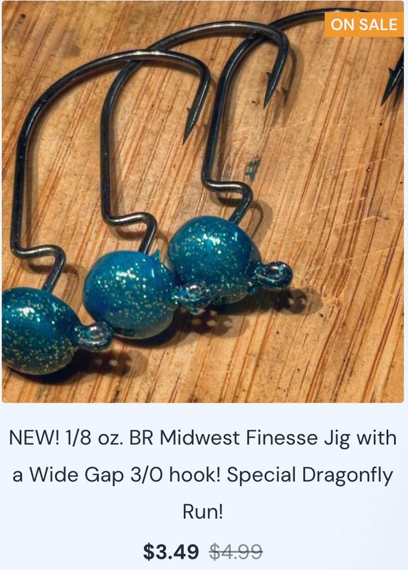"BR" Midwest Finesse Jig
