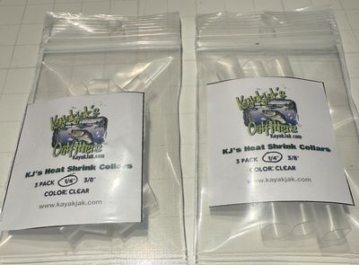 1/4" Heat Shrink Collars for Stick Baits "Snyder Sleeve"