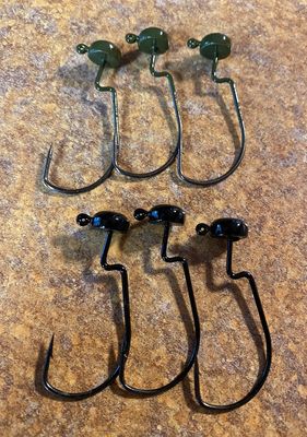 NEW!  1/8 oz. BR Midwest Finesse Jig with a Wide Gap 3/0 hook!