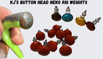 Neko Painted Button Heads 1/8 oz. *New Colors!