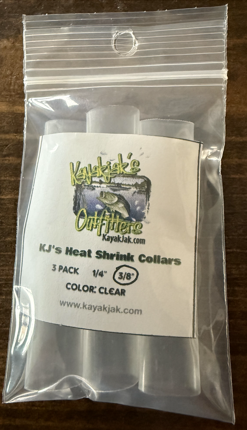 3/8" Heat Shrink Collars for Stick Baits "Snyder Sleeve"