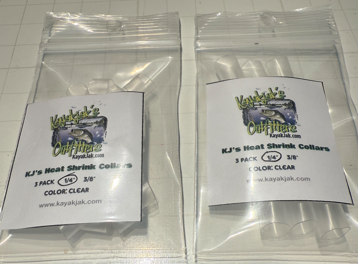 1/4" Heat Shrink Collars for Stick Baits "Snyder Sleeve"