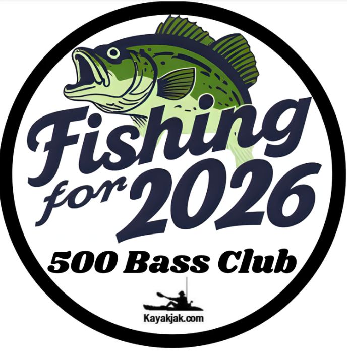 Fishing For 2026 Decals "500 Bass Club"