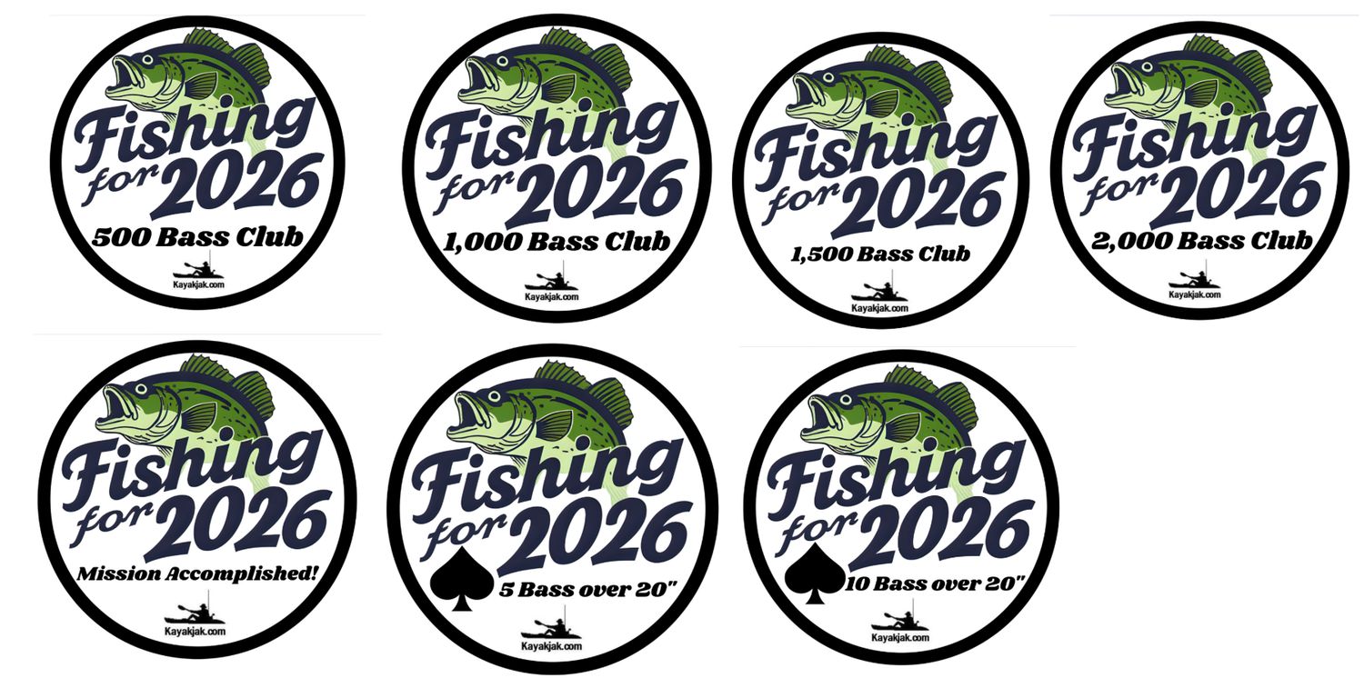 Fishing For 2026 Set of Decals