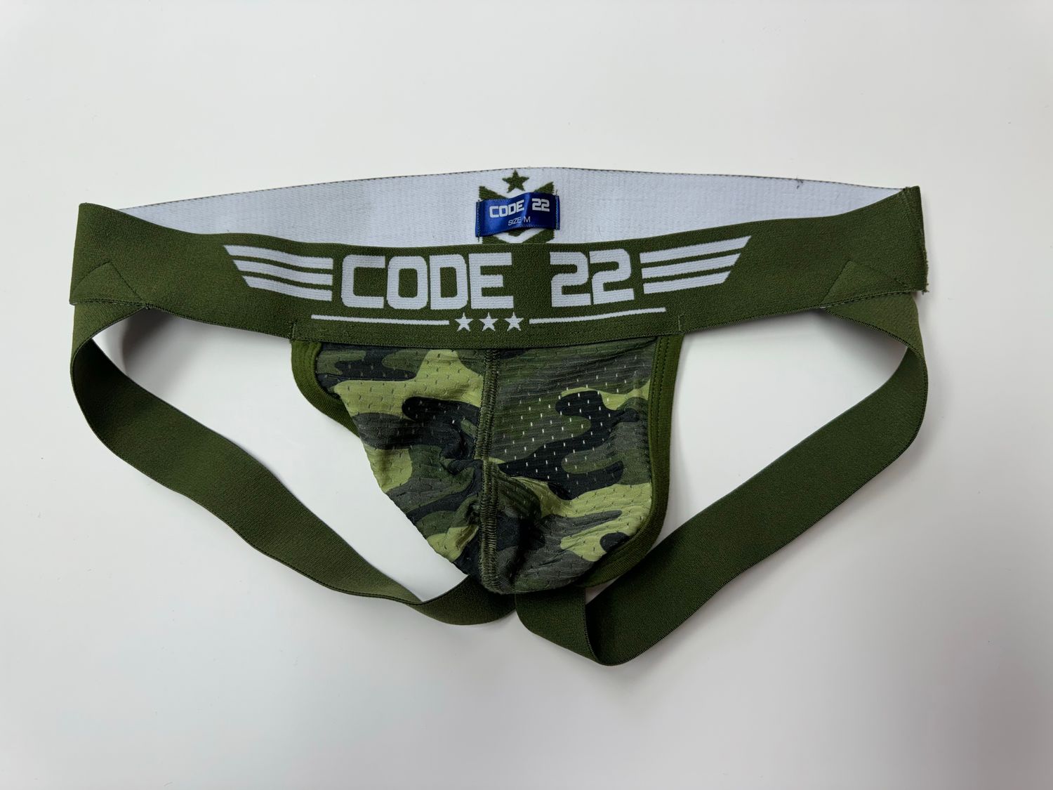 Code 22 Green Camo Jockstrap (Medium)
