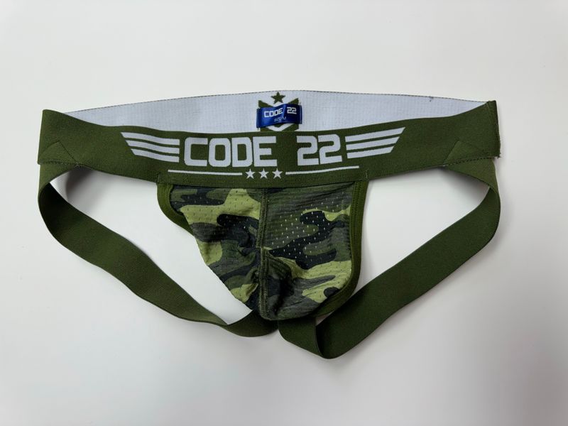 Code 22 Green Camo Jockstrap (Medium)