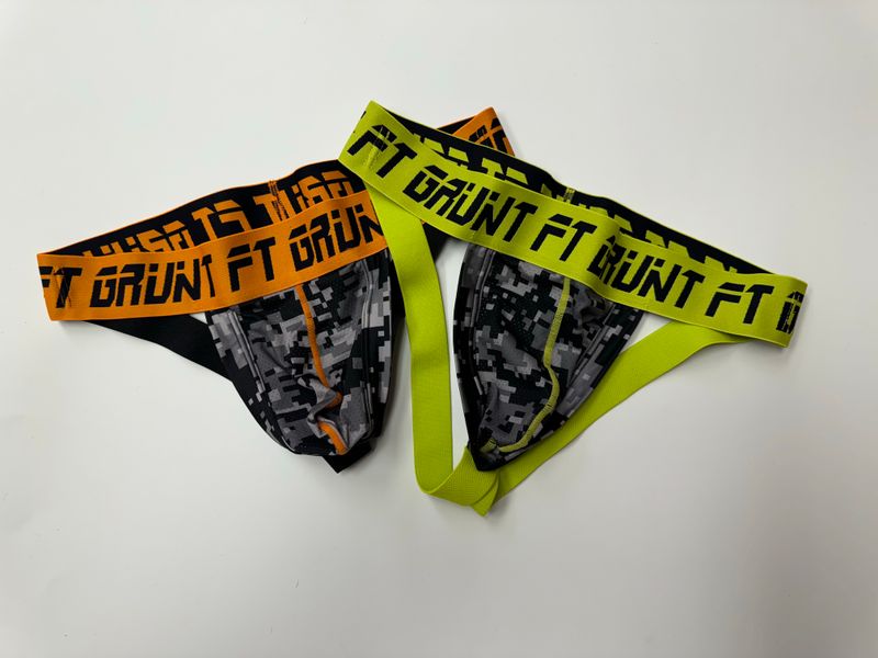 Fort Grunt Orange and Camo / Yellow and Camo Jockstraps (Medium)