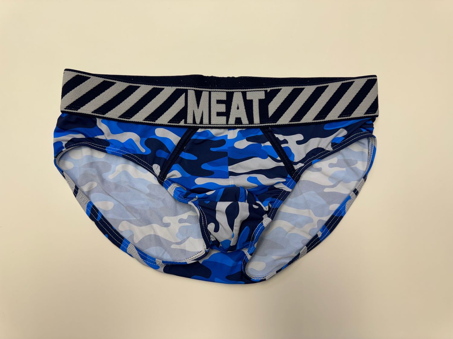 Meat Blue Camo Briefs (Medium)