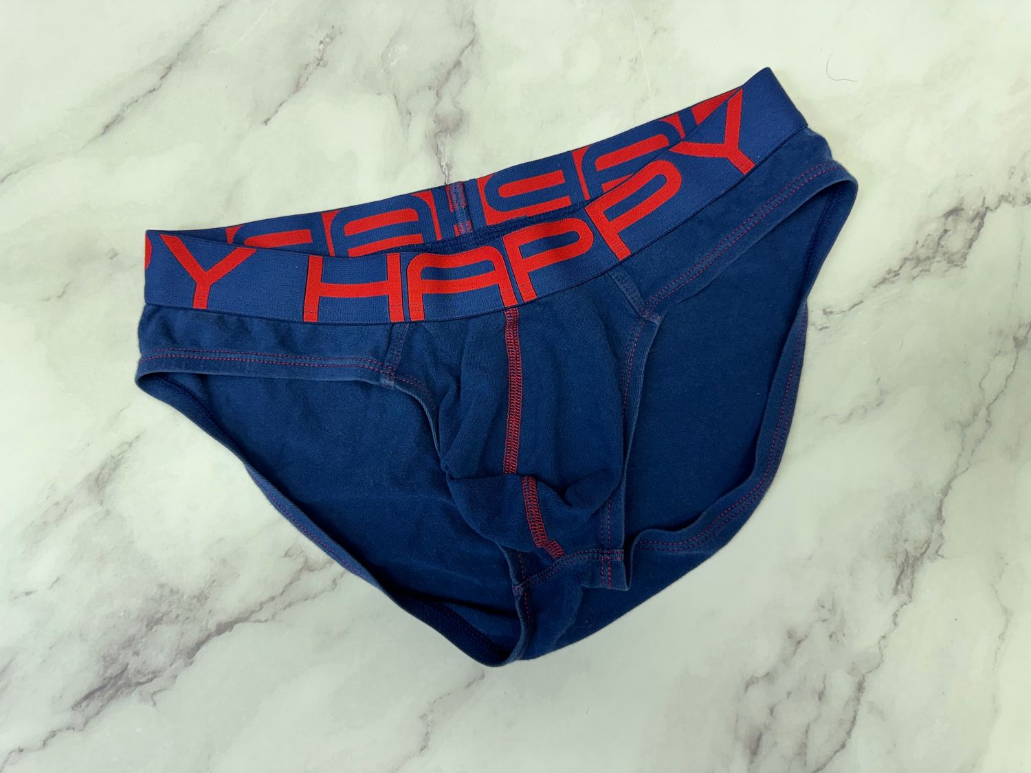 Happy Blue and Red Briefs (Small)