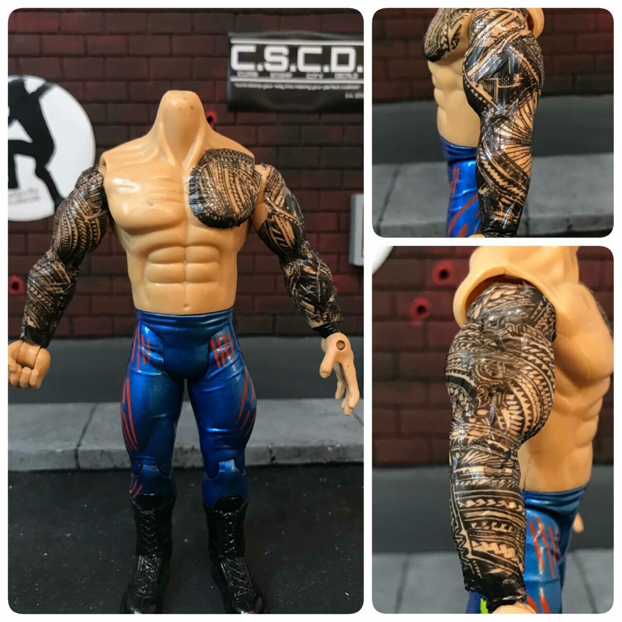 Jimmy Uso Tattoos (Arms and Chest Only)