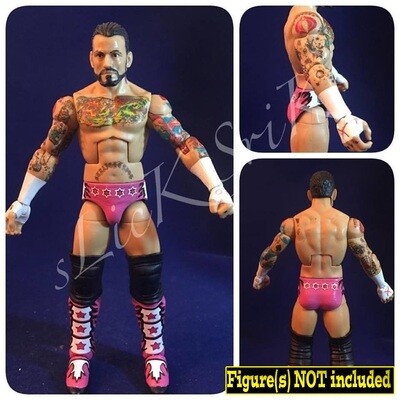 CM Punk: WWE Summerslam (2012) (Bret Hart Tribute Attire)