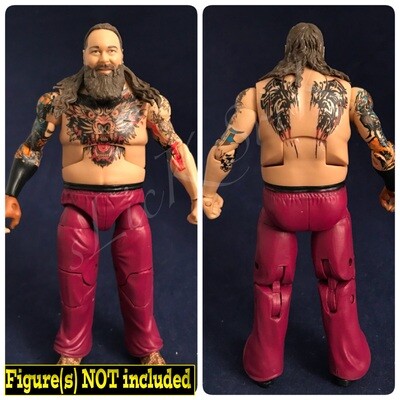 Bray Wyatt: Chest/Back Tattoos