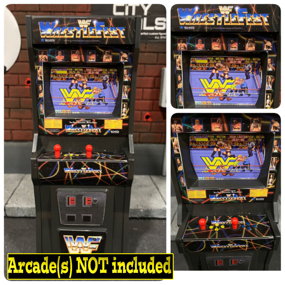 Arcade Cabinet: WWF Wrestlefest (Stickers)