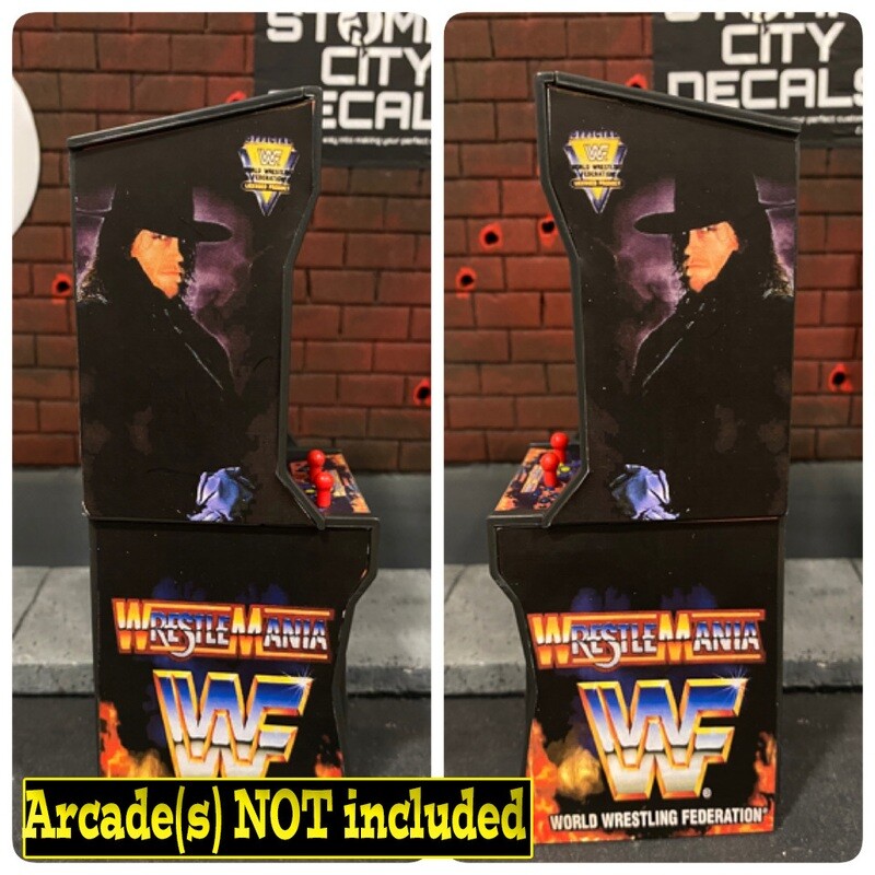 Arcade Cabinet: WWF Wrestlemania (Stickers)