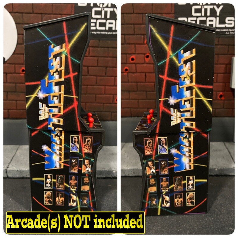 Arcade Cabinet: WWF Wrestlefest (Stickers)