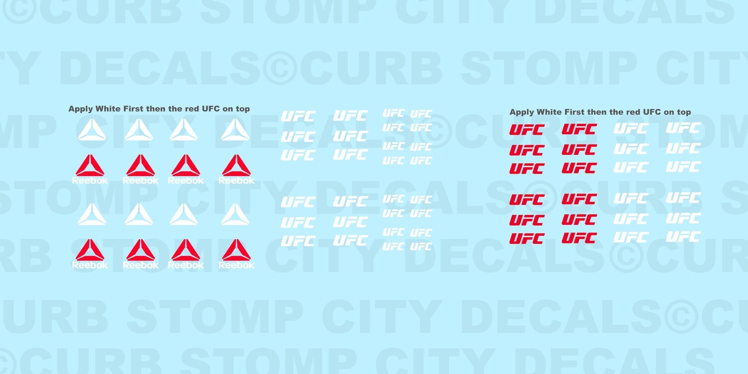 Various UFC/MMA sponsor logos