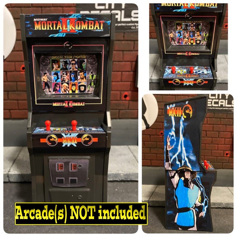 Arcade Cabinet: Mortal Kombat II (Stickers)
