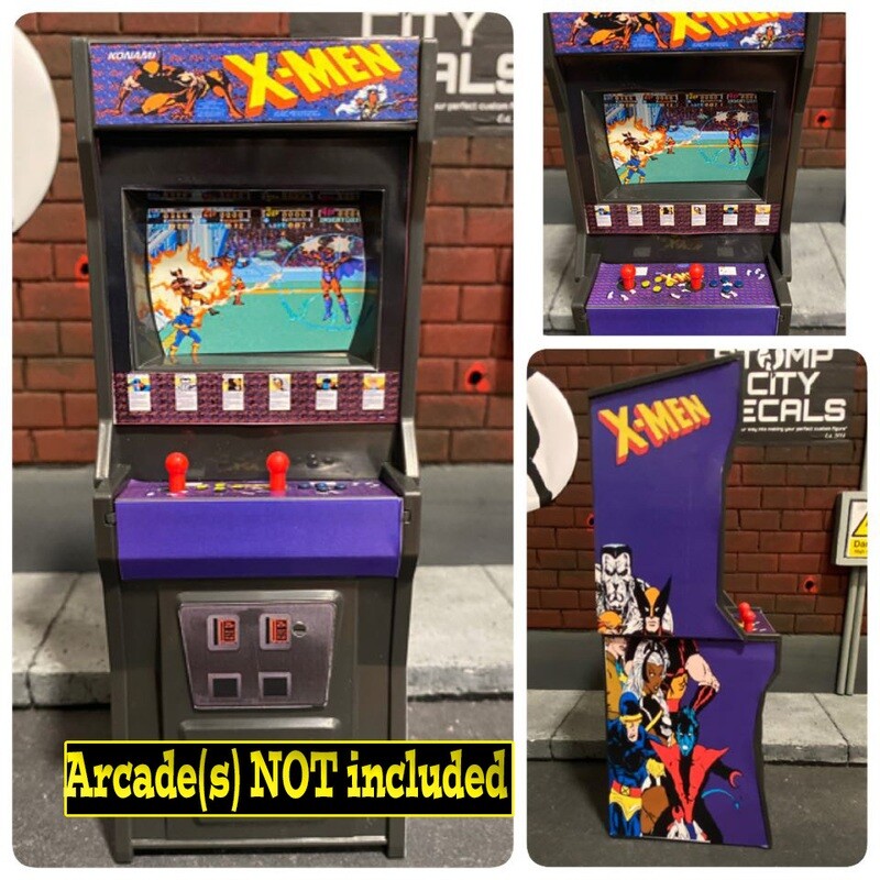 Arcade Cabinet: X-Men (Stickers)