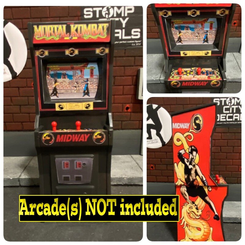 Arcade Cabinet: Mortal Kombat (Stickers)